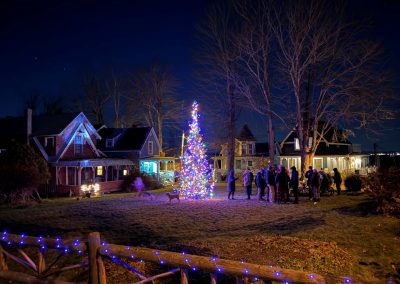 2023-11-29 Lighting Up the Park, photographed in Bayside, ME’s Merithew Square Park by Shannon Blaisdell at last week’s Christmas tree lighting. #christmastree #christmastreelighting #spiritoftheseason #communitygathering #merithewsquare #baysidemaine