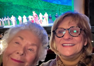 2023-12-03 Bucket List, photographed in New York City by Cynthia Stuen. Cynthia, Alice Meador (pictured) and Bill Weisenbach attended a performance of “Florencia En El Amazonas” on Saturday at the Metropolitan Opera. “Going to the Met has been a dream for Alice since she was eight years old. Mission accomplished!” #opera @metopera #baysidefriends #summerfriends #newyorkcity #baysidemaine