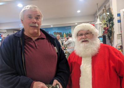 2023-12-24 We Did It!, photographed by Liz Lane at her Bayside Store in Northport, ME. “OMG... WE DID IT!!!! 8+ boxes for Toys for Tots! It takes a village. I sure do love the one that I'm in, and I'm so humbled to have so many people get behind a cause I am deeply rooted in!” Thank you to all who contributed to the drive. Even Gordon Fuller seemed to be surprised at the volume of the donations. @thebaysidestore #christmas #toysfortots #villagelife #communityservice #ittakesavillage #northportmaine #baysidemaine