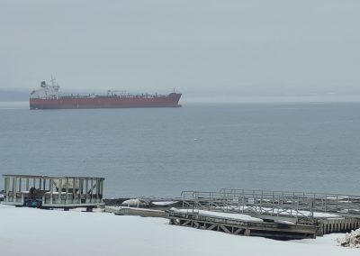 2025-03-05 Did Someone Order Some Oil?, photographed this morning from Bayside, ME’s Ruggles Park by Ned Lightner. “Don't know if this boat is headed to Searsport or waiting for high tide to tie up at our dock.” #tanker #bigship #loitering #waitingfordockspace #oildelivery #rugglespark #penobscotbay #baysidemaine