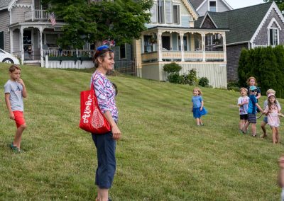 2025-07-05 Job Well Done, photographed by Steve Nelson in Ruggles Park in Bayside, ME and featuring Vice Commodore Lisa Berry-Brown, who again chaired the annual Northport Yacht Club Fourth of July Kids’ Games, mustered a group of able volunteers, ordered up beautiful weather, and produced another really fun day of activities for Bayside’s younger people (and even some older people)! Thank you, Lisa, and all your volunteers. More photos of the day will be forthcoming. @snlsn @nyc_bayside #inthebag #jobwelldone #kidsgames #tugowar #independence #independenceday #fourthofjuly #communityservice #goodtime #rugglespark #parkrow #baysidemaine