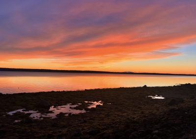 2025-11-24 Beauty in the Sky, photographed last Friday morning in Bayside, ME by Mark Crosby. #beautyinthesky #goldenlight #sunrise #rememberinglovedones #penobscotbay #baysidemaine